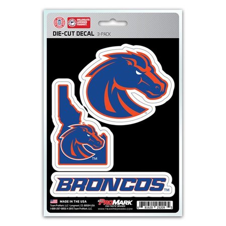 PROMARK Pro Mark DST3U009 Boise State Decal - Pack of 3 DST3U009